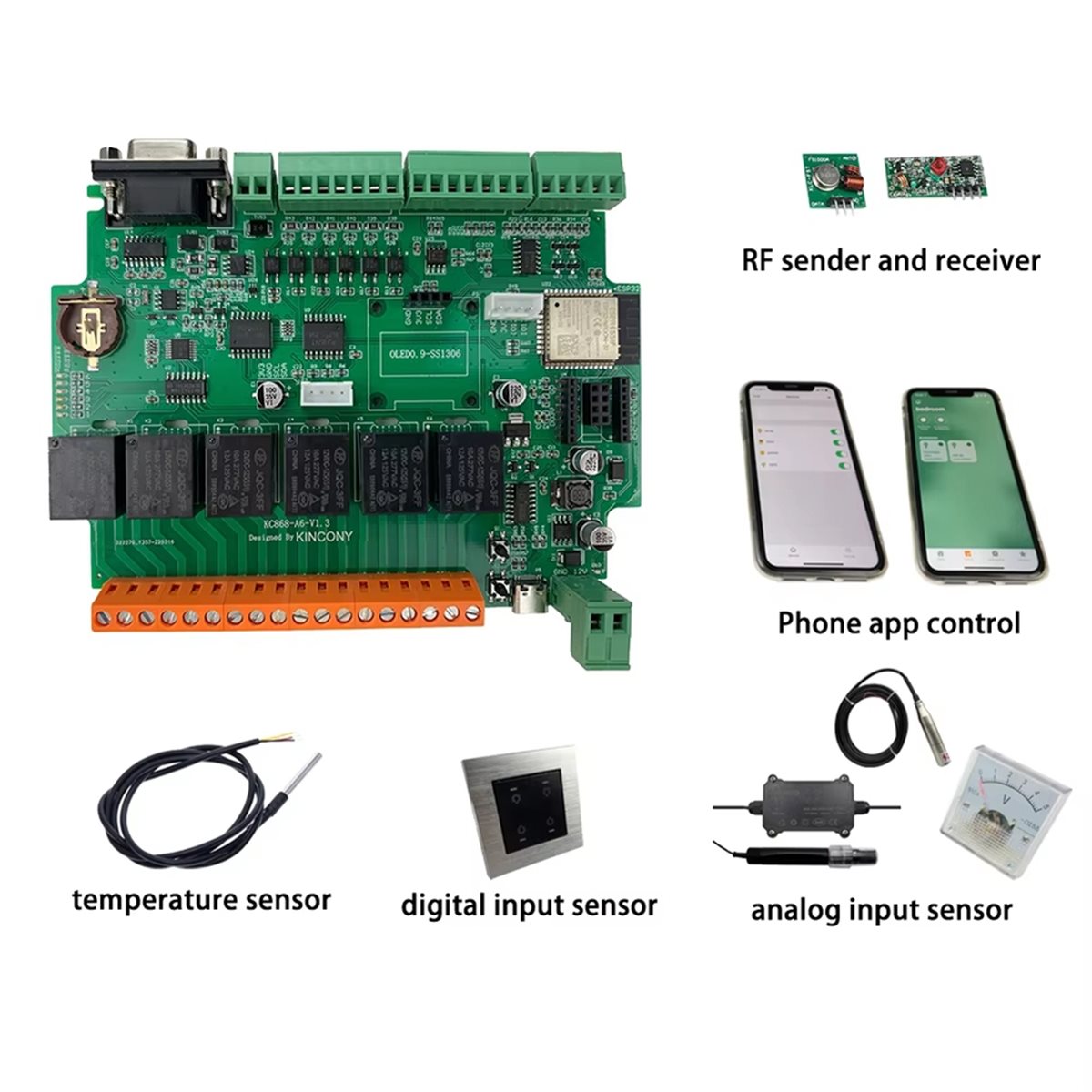 Home Automation Systems Diy - Papan Pengembangan KC868-A6 MQTT Web HTTP