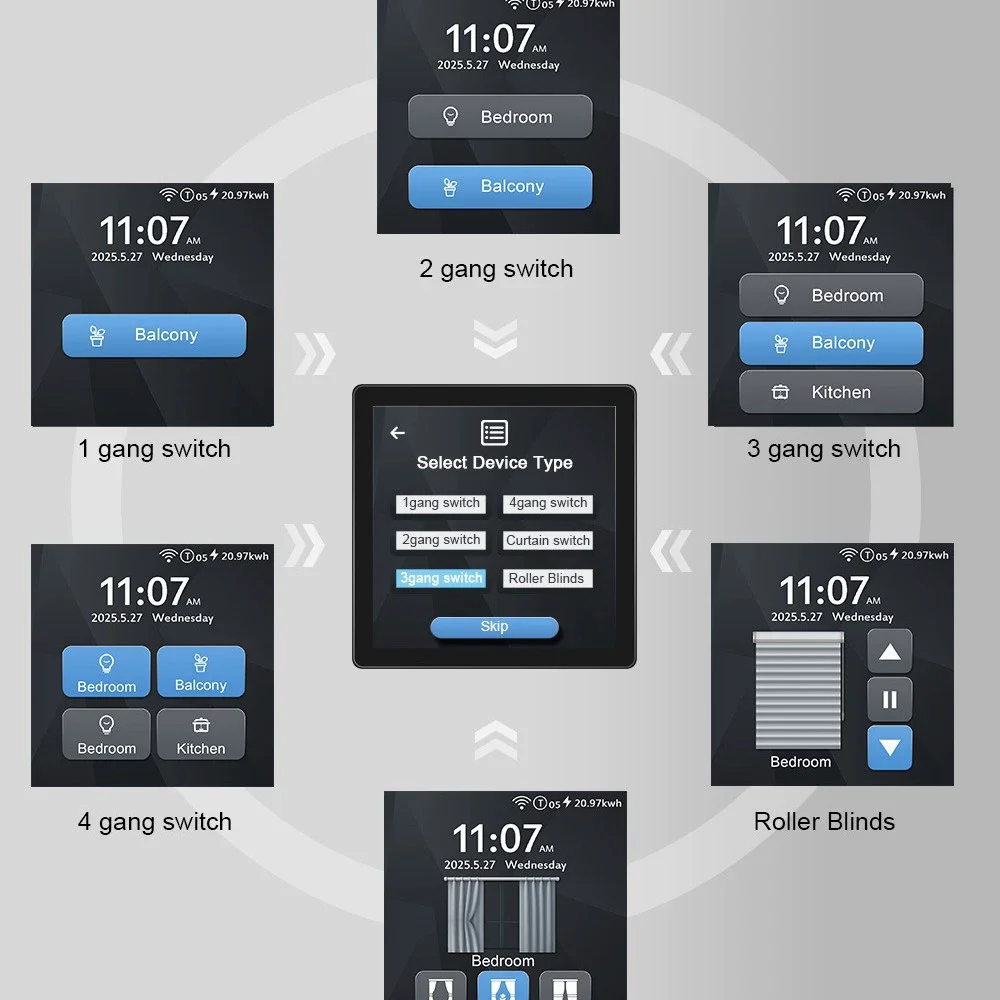 Sakelar Wifi Cerdas Tuya EU 4x - Home Automation Systems Diy ulasan dan harga