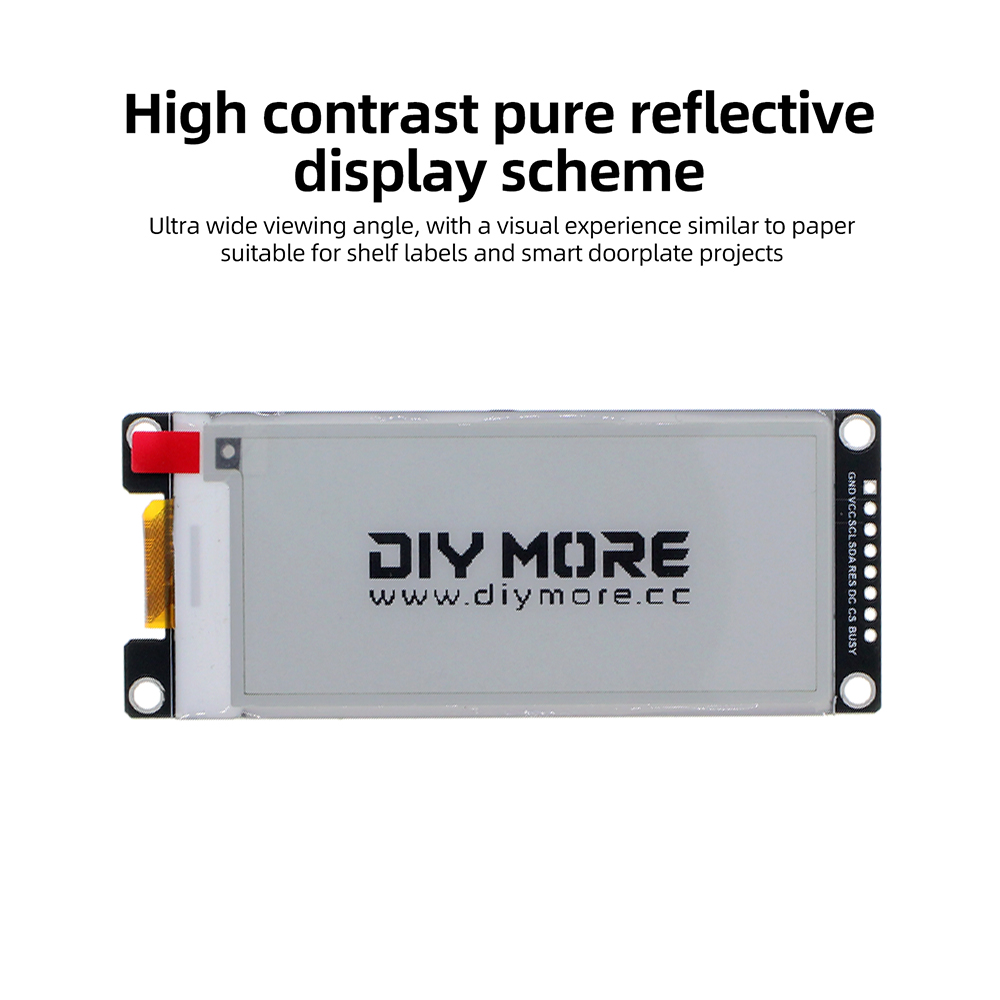 2,9'' Layar Hitam Putih Merah  - Display Epaper 2.9 ulasan dan harga
