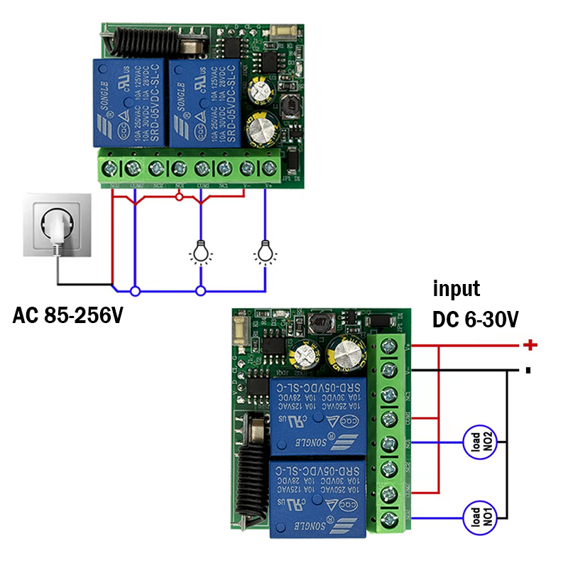 Modul Penerima Relay 10A 433MH - 433Mhz Receiver Module ulasan dan harga