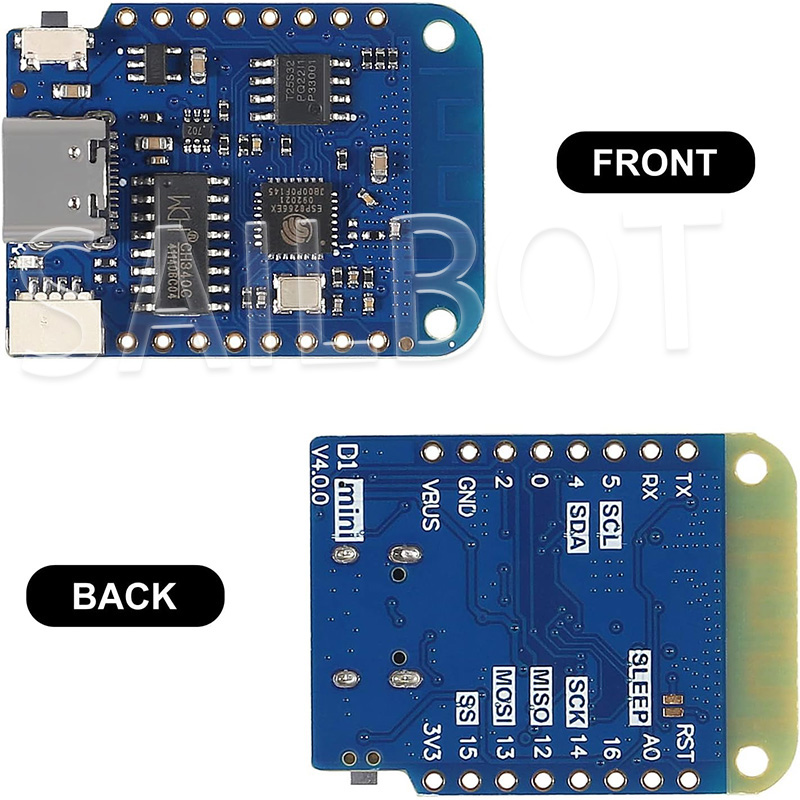 1-10 Buah WeMos D1 Mini ESP826 - Esp8266 Nodemcu Board ulasan dan harga