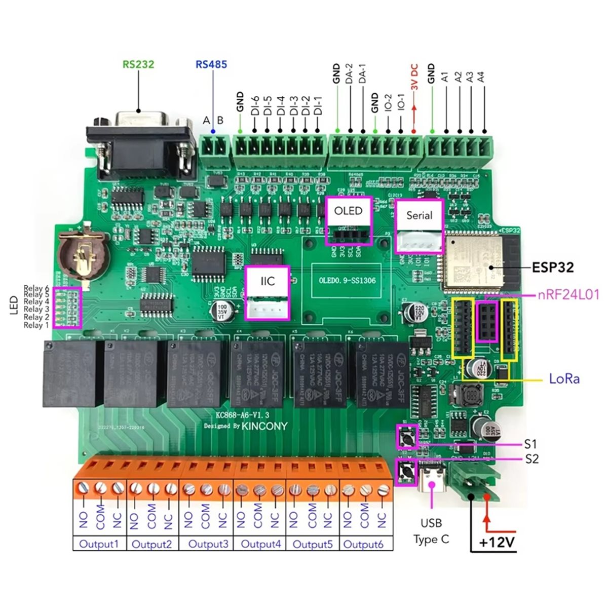Papan Pengembangan KC868-A6 MQ - Home Automation Systems Diy ulasan dan harga