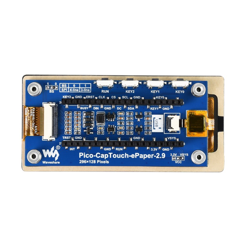 Modul e-Paper Sentuh 2.9 inci  - Display Epaper 2.9 ulasan dan harga